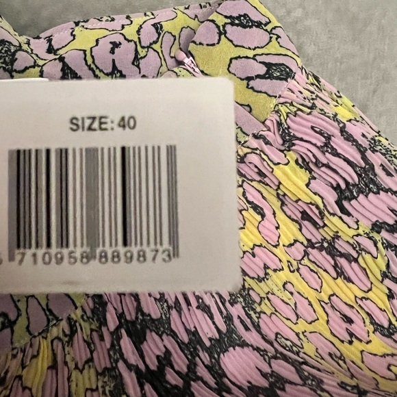 NWT GANNI Pleated Skirt size 40 - Picture 6 of 6